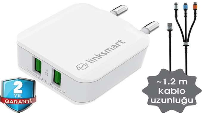bim-linksmart-2-usbli-duvar-sarjli-3lu-kablo