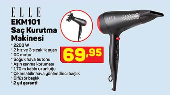 elle-ekm101-sac-kurutma-makinesi-a101